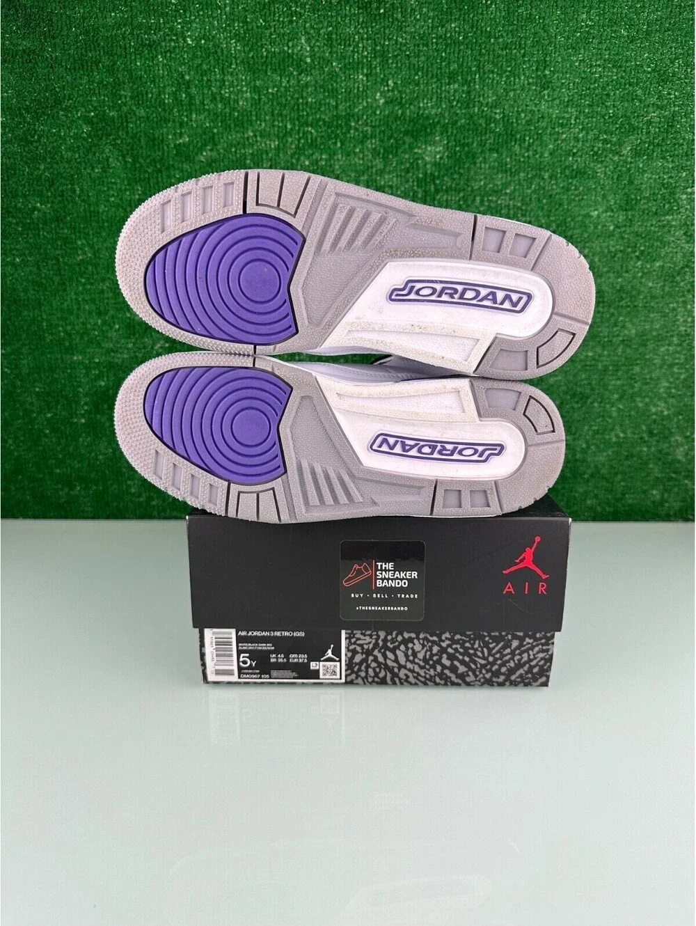 Size 5Y - Jordan 3 Retro Mid Dark Iris (GS)